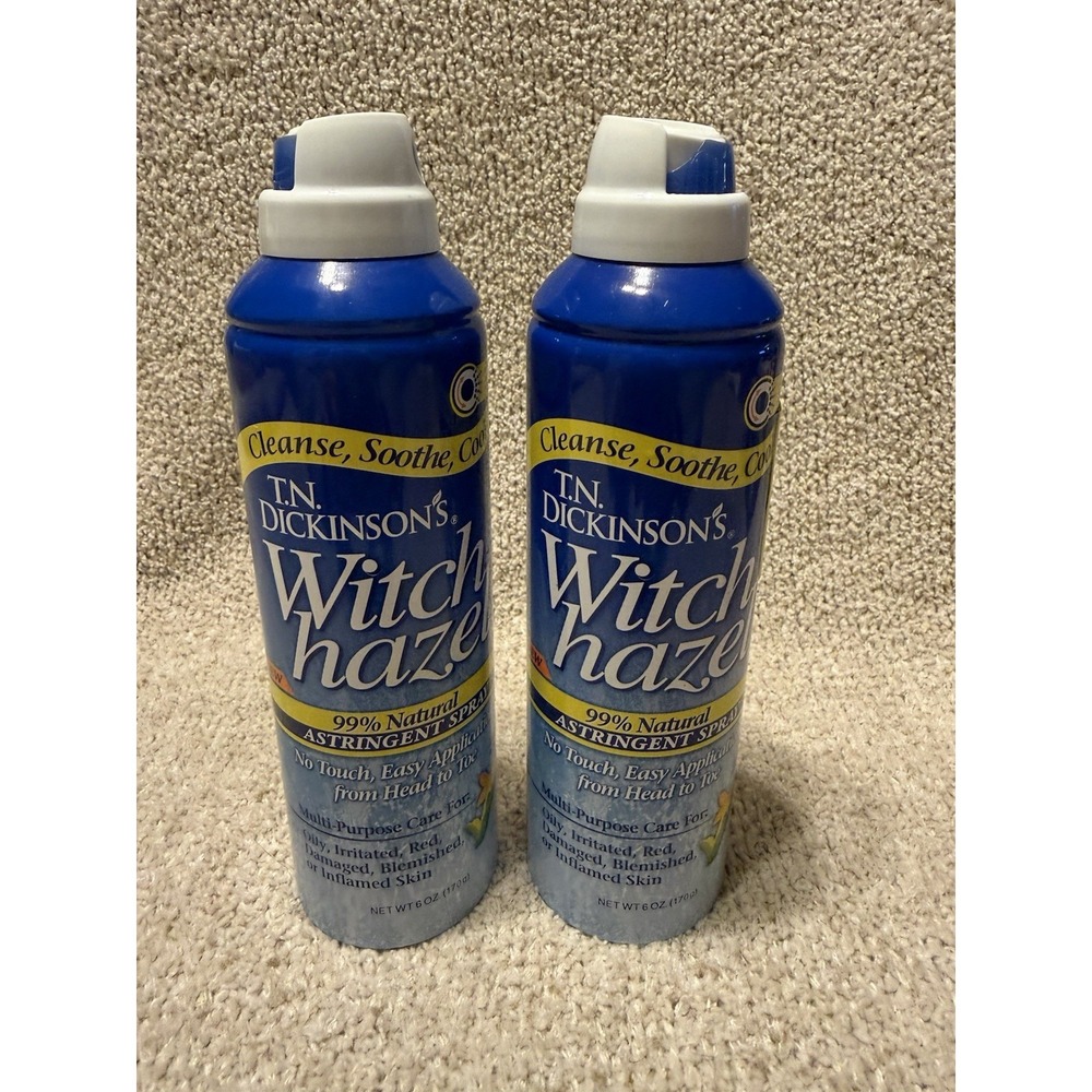 2x T.N. Dickinson's Witch Hazel Astringent Spray, 6 oz each